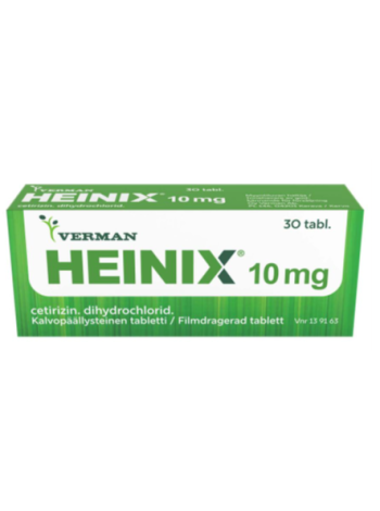 Противоаллергический препарат HEINIX 10 мг 30 таб