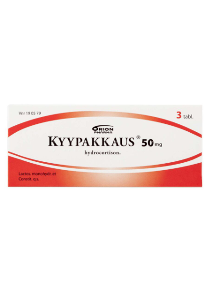 Таблетки при укусе змеи KYYPAKKAUS 50мг 3шт