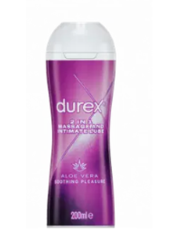 Смазка для массажа Durex Play Massage 2-в-1 с алоэ вера 200 мл