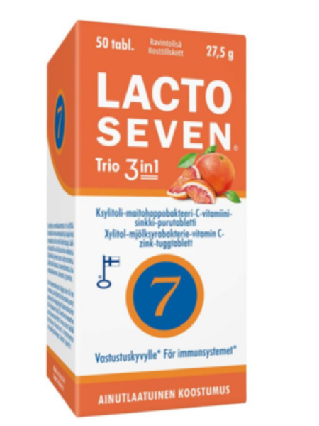Универсальный молочнокислый бактериальный препарат Lacto Seven Trio 50 шт