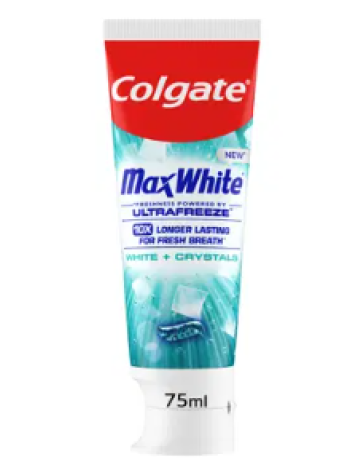 Зубная паста Colgate Max White White + Crystals 75 мл