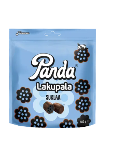 Конфеты лакричные Panda Lakupala suklaa 180г с шоколадом