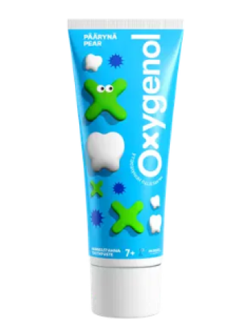 Детская зубная паста Oxygenol 75 мл вкус груши с 7+ лет