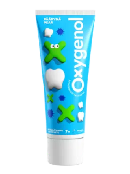 Детская зубная паста Oxygenol 75 мл вкус груши с 7+ лет