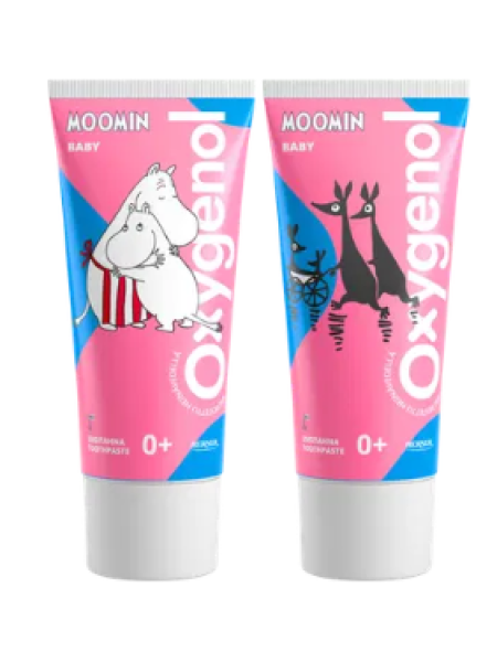 Детская зубная паста для новорожденных Oxygenol Moomin 50 мл  (0+)