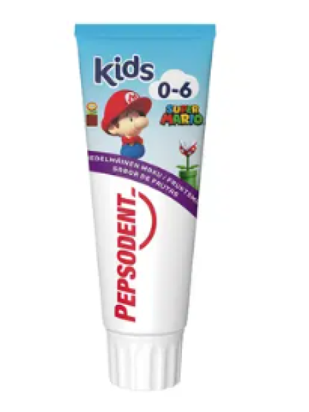 Детская фруктовая зубная паста Pepsodent Kids 0-6 75 мл