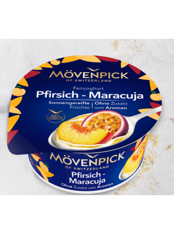 Йогурт с персиком и маракуйей Mövenpick 150г