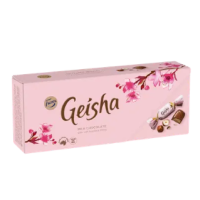 Шоколадные конфеты Fazer Geisha  hasselpähkinänougat suklaakonvehti с фундуком и нугой 250 г