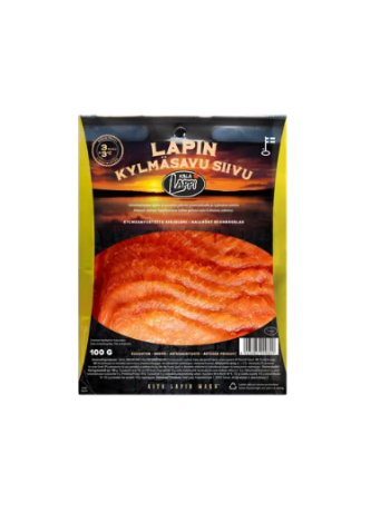 Филе радужного лосося холодного копчения Kala-Lappi Lapin Kylmäsavu kirjolohifileesiivu 100 г 