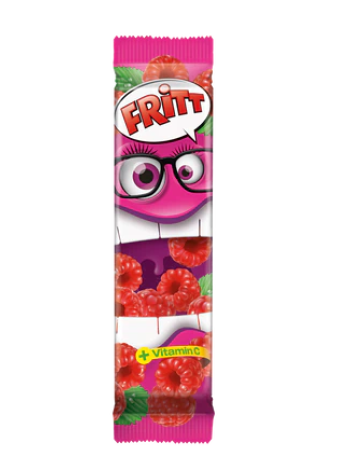Жевательные конфеты Fritt 70 г  вкус малины