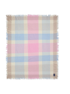 Плед из смешанной шерсти в клетку Lexington Multi Checked Wool Mix 130 x 170 см