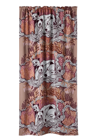 Плотная штора Vallila Unikeot 140x250 см роза