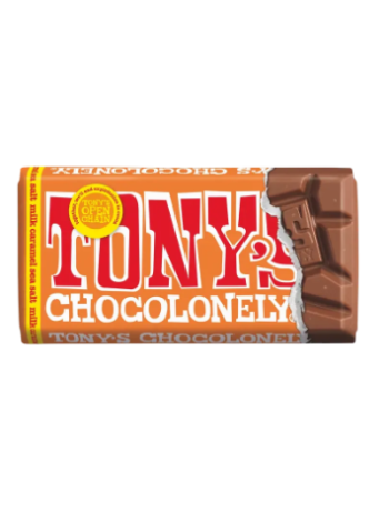 Молочный шоколад с молочной карамелью и морской солью Tony's Chocolonely 90 г