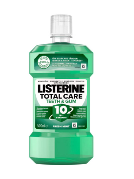 Ополаскиватель для рта Listerine Total Care Teeth & Gum 500 мл