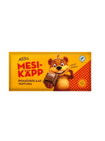 Шоколад молочный с вафельной крошкой Kalev Mesikapp 270г