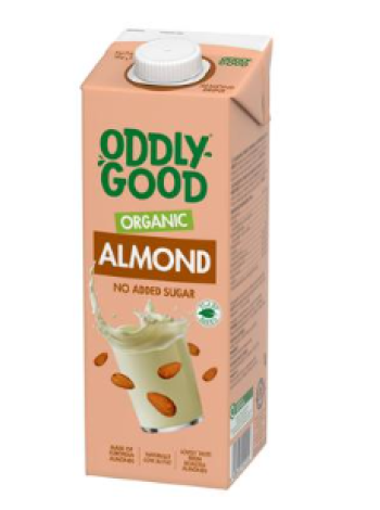 Органический миндальный напиток Oddlygood UHT 1л без сахара