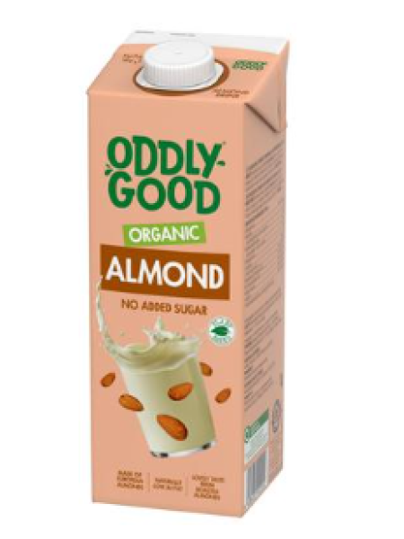 Органический миндальный напиток Oddlygood UHT 1л без сахара