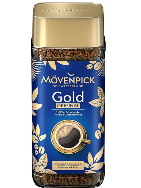 Кофе растворимый Movenpick Gold Original 200 г 