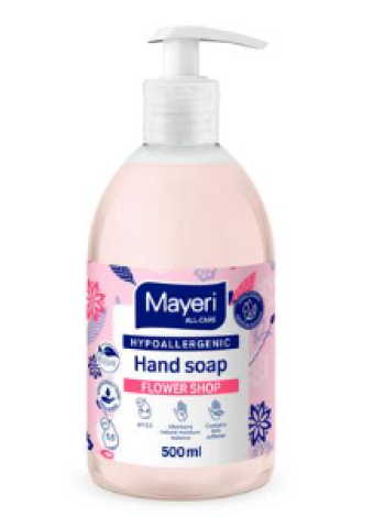 Гипоаллергенное жидкое мыло Mayeri All-Care Flower Shop 500 мл