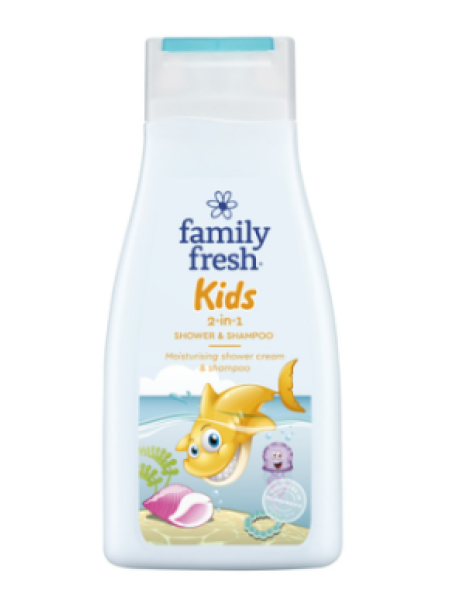 Детский гель для душа + шампунь Family Fresh 500мл 