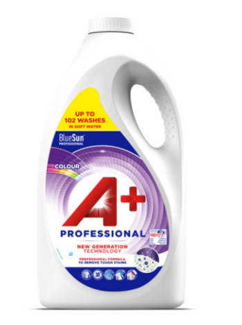 Жидкое средство для стирки цветного белья  A+ Professional 4,62л
