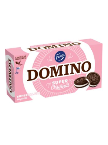 Печенье с начинкой со вкусом ванили Fazer Domino Super Original 345г 22шт