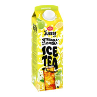Холодный чайный напиток Marli Juissi Ice Tea Sokeriton Sitruuna-kirpeä omena 1л лимон кислое яблоко без сахара