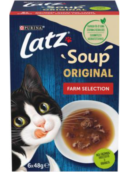 Ассорти супа для кошек LATZ Farm Selection 6x48г