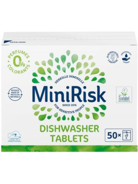 Таблетки для посудомоечной машины Mini Risk 50шт