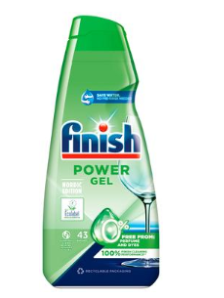 Гель для посудомоечных машин Finish Power 0% 650мл