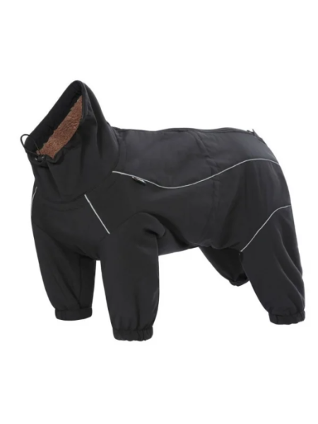 Водонепроницаемый комбинезон Softshell для собак Rukka Thermal черный 55cм