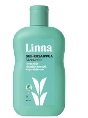 Мыло для душа Linna Suihkusaippua Saniainen 400мл Папоротник 
