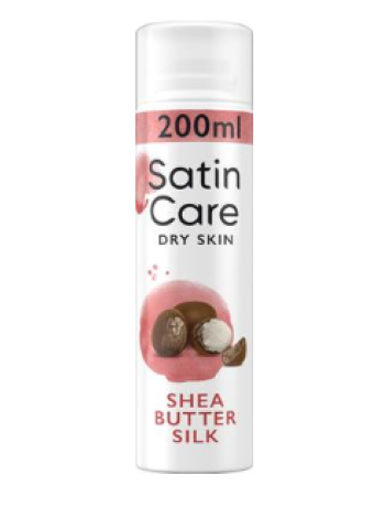 Гель для бритья Gillette Satin Care 200мл с маслом ши