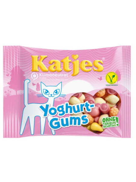 Фруктовые конфеты с нежирным йогуртом Katjes Yoghurt Gums 210г