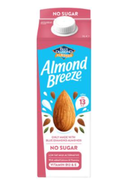 Миндальный несладкий напиток Blue Diamond Almond Breeze UHT 1л