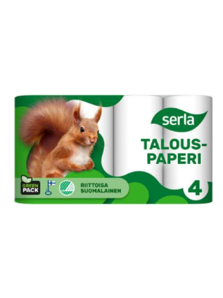 Кухонная бумага Serla Talouspaperi 4 рулона