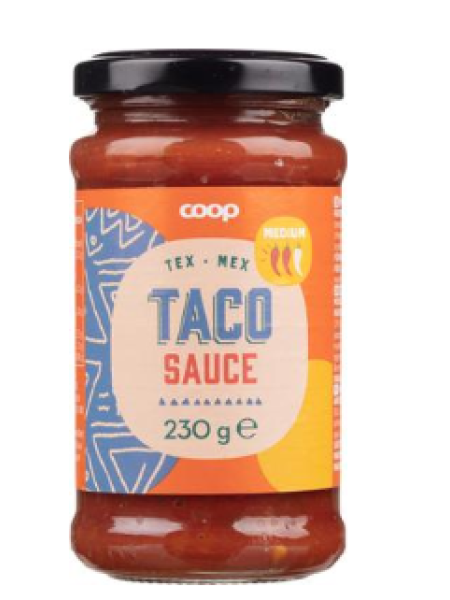 Соус тако Coop tacokastike medium 230г