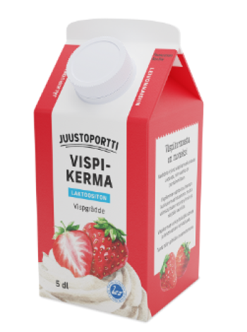 Ультрапастеризованные сливки Juustoportti Vispikerma 500 мл без лактозы