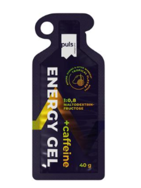 Энергетический гель PULS Energy gel+caffeine 40г тропический