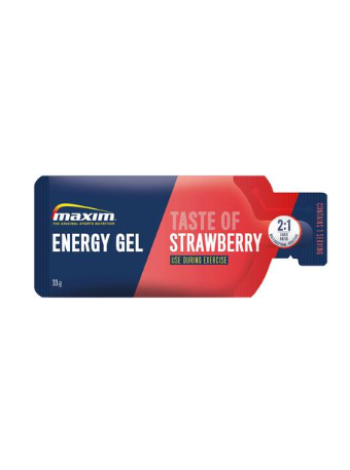Энергетический гель со вкусом клубники Maxim Energy Gel 33г