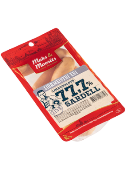 Сардельки свиные MAKS & MOORITS 77,7% Sardell 375г