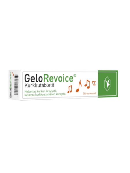 Пастилки от боли в горле GELOREVOICE цитрус ментол 20шт