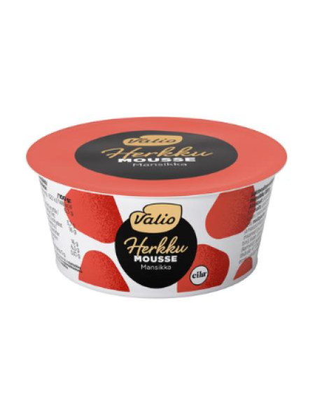Мусс клубничный Valio Herkku mousse 100г без лактозы