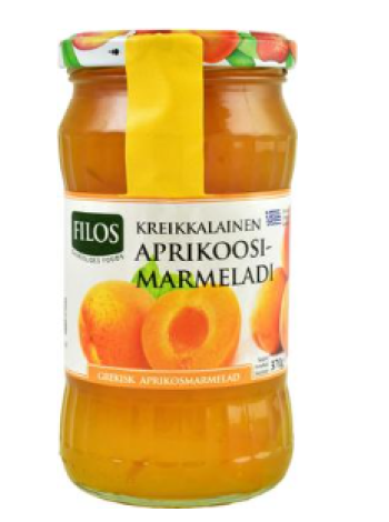 Абрикосовый мармелад Filos aprikoosimarmeladi 370г