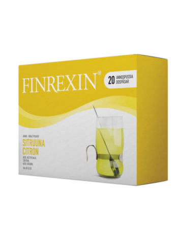 Порошок для приготовления напитка от простуды FINREX'S 20пакетиков лимон