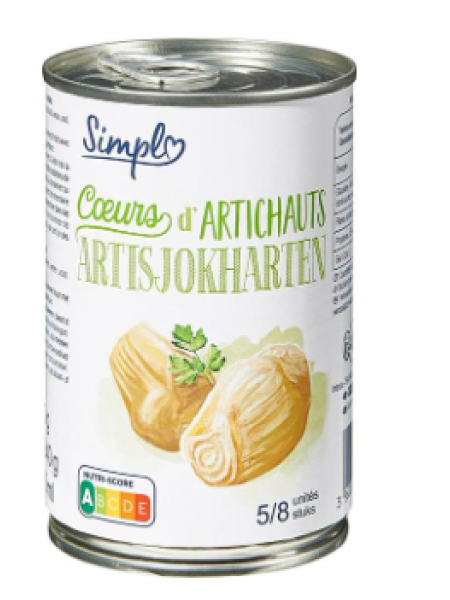 Сердцевины артишоков SIMPL Premier Prix Blanc artisokan sydämiä 240г