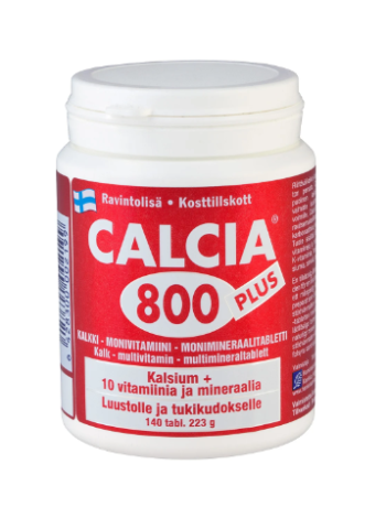 Пищевая добавка для здоровья костей Calcia 800 Plus 180 шт