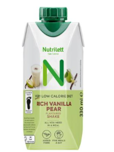 Ароматизированный коктейль Nutrilett VLCD Rich 330мл Ваниль Груша