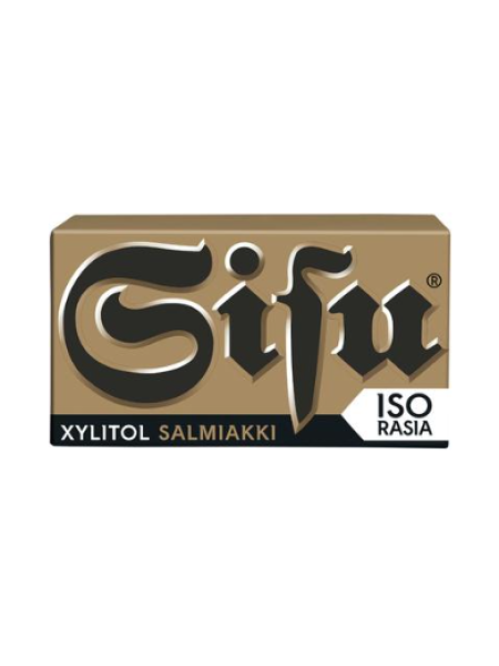 Пастилки с ксилитом Sisu Xylitol Salmiakki Pastilli 70г