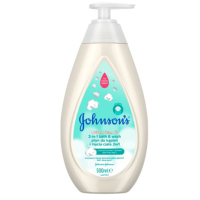 Гель-пена для душа Johnson's Cottontouch 2в1 для малышей 500мл с помпой 
